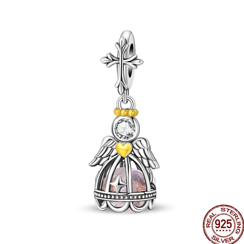 Luminous Firefly Star Moon Cherry Catcopper Pendant Beads 3Mm Diy For Women Exquisite Jewelry Making Gift