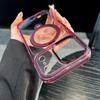 Transparent 360 Bracket Case, Suitable for iPhone18promax Protective Case, Simple Apple 17 Pro Mobile Phone Case 15p.