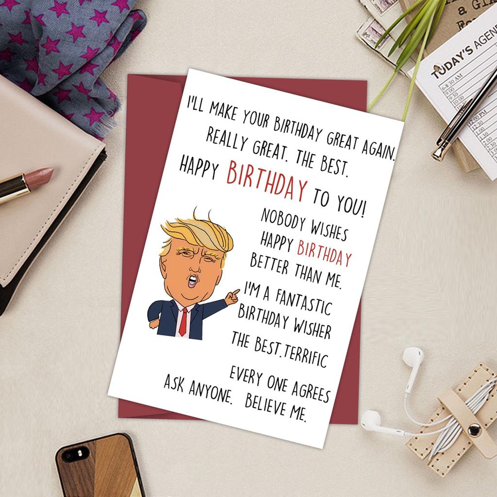 Birthday Card With Envelope Text Card Funny Gift