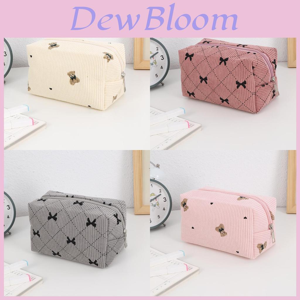 No Ip Cotton Velvet Makeup Bag With Large Capacity And Portable Handheld Design For Women