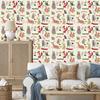 Forest animals and hearts wallpaper for living room and bedroom 50x1000