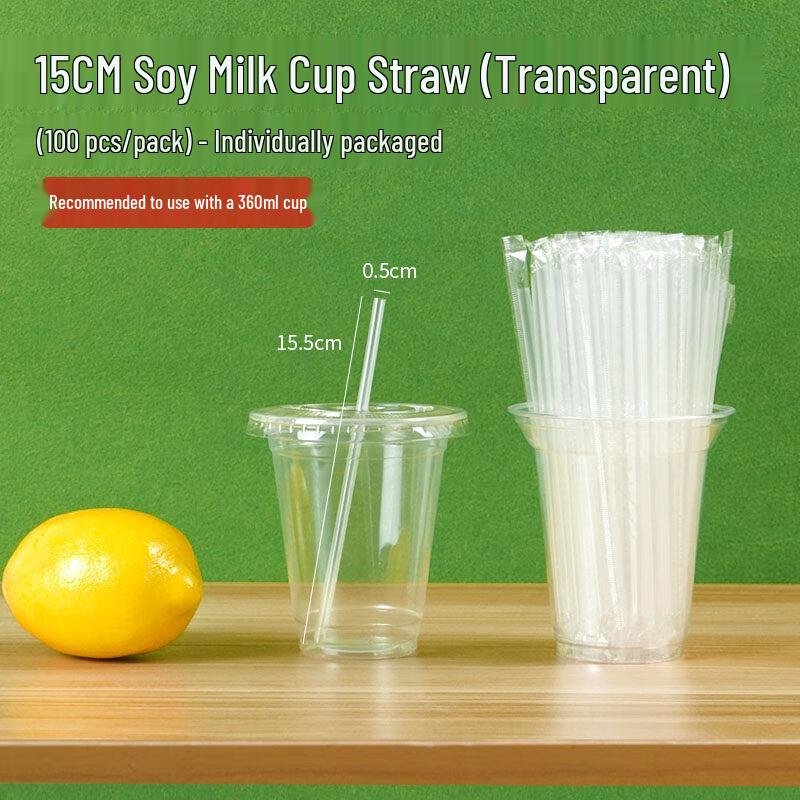1000-Count Disposable Plastic Straws