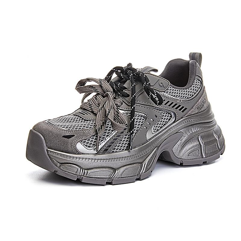 Daddy Shoes Women's 2025 Spring New Shoes Women's Casual Sports Shoes Women's Versatile Running Shoes Women