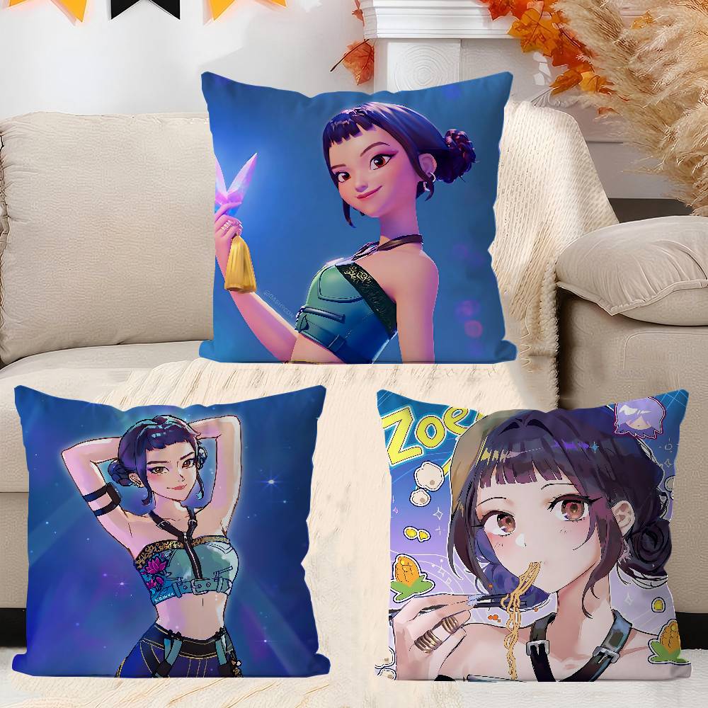 Hunters de Demoni KPop Zoey Față de Pernă Personalizată Dormitor Copii Decor Petrecere Sălbatică Față de Pernă Cadou Zi de Naștere Copil Baby Shower