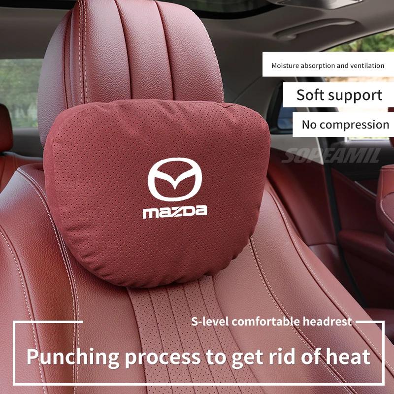 Mazda 3 5 6 Axela Atenza Demio CX30 CX5 CX7 CX8 CX9 MX5 RX8 BT50 Car Headrest Neck Support Seat Lumbar cushion Soft Neck Pillow FF29