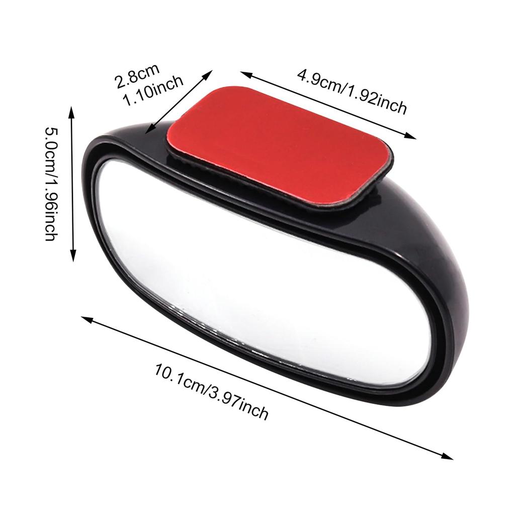 Xuzimaoyi Auxiliary Mirror, Side Mirror, Blind Spot Mirror, Blind Spot Mirror, Eliminates Blind Spots,