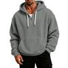 Men's Casual Hooded Jacket Long Sleeve with Warm for Everyday Wear