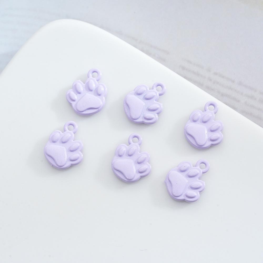 10X12Mm Legierung Farbig Katze Kralle Anhänger Halskette Armband Anhänger DIY Handgefertigter Schmuck Tierkralle Zubehör Produktion
