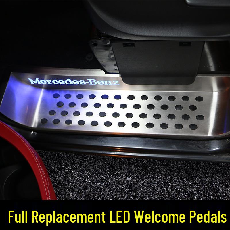 

VITO V260L Защита заднего борта из нержавеющей стали накладка на порог New VITO LED Silver (3-door)