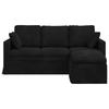 Sofa Black 178 x 134 x 80 cm Velvet