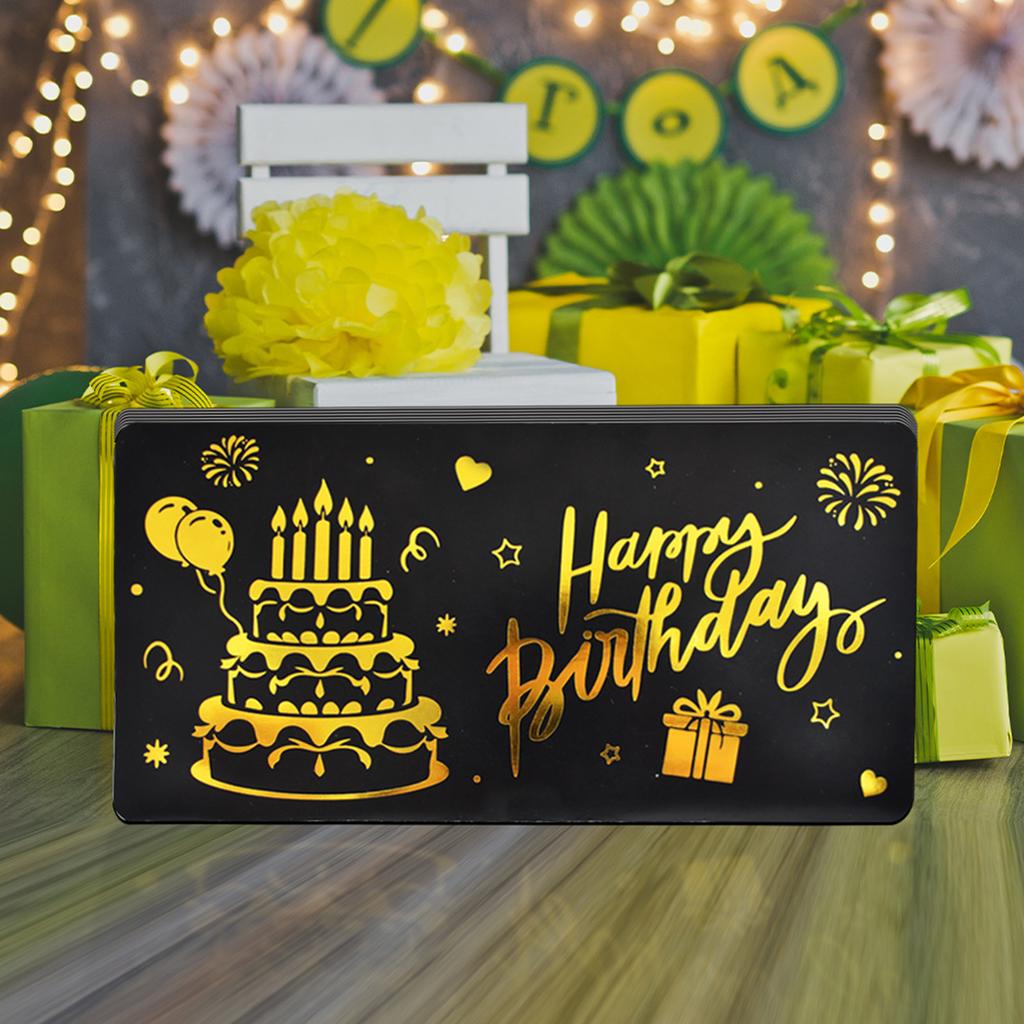 Creative Birthday Cash Envelope For Kids Adults Surprise Gift Card Holder Party Favors Eco Friendly Paper Design