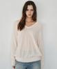 CITTA Soft Boucle V-Neck Knit_Ctk262(Salmon Pink)