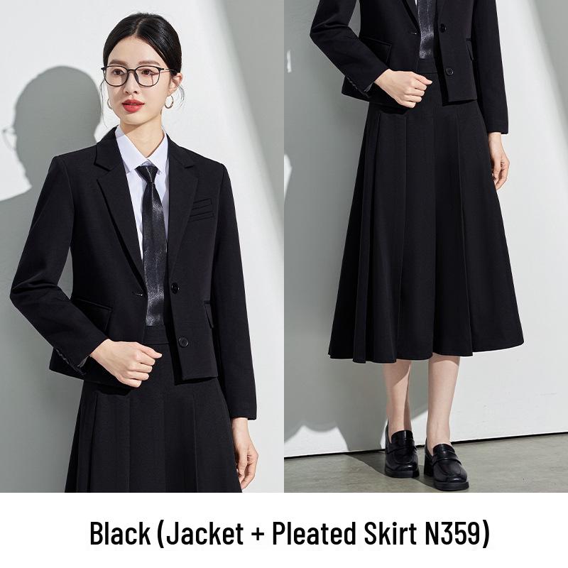 Women's Professional Suit Set - 2025 Spring/Autumn Short Blazer
