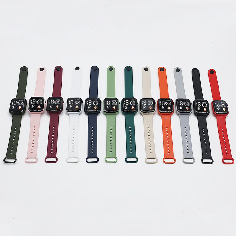 Square Astronaut Led Electronic Watch Life Student Leisure Electronic Watch