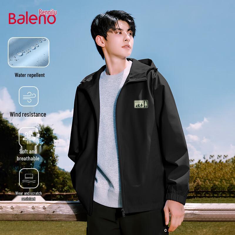 

Baleno Men s Mountain Style Hooded Windproof Waterproof Jacket 3XL