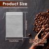 300Pcs Cold Brew Bags Fine Mesh Coffee Filter Bag No Mess Tea Filter Pouches with Drawstring for Tea Spice Straining Bag