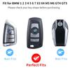Carbon Fiber Key Fob Cover for BMW, Key Shell Case Protector for BMW 1 2 3 3GT 4 5 5GT 6 7 X3 X4 M2 M3 M4 M5 M6 Car Accessories
