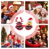 Christmas Glasses To Wear Funny Holiday Glasses Christmas Decoration Photo Booth Props Costume Accessories
