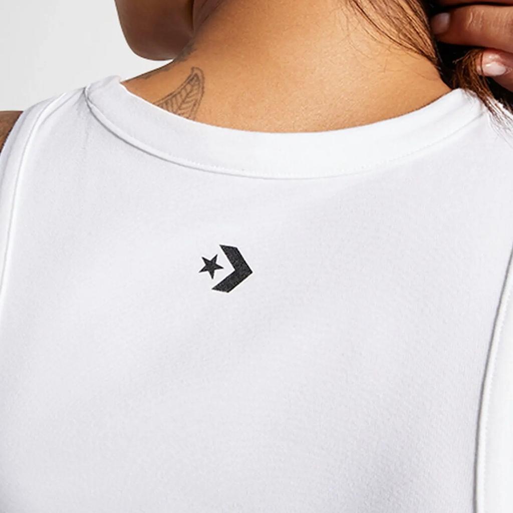 (WMNS) Converse High Neck Knit Tank Top Asia Sizing 'White' Women's 10026502-A02
