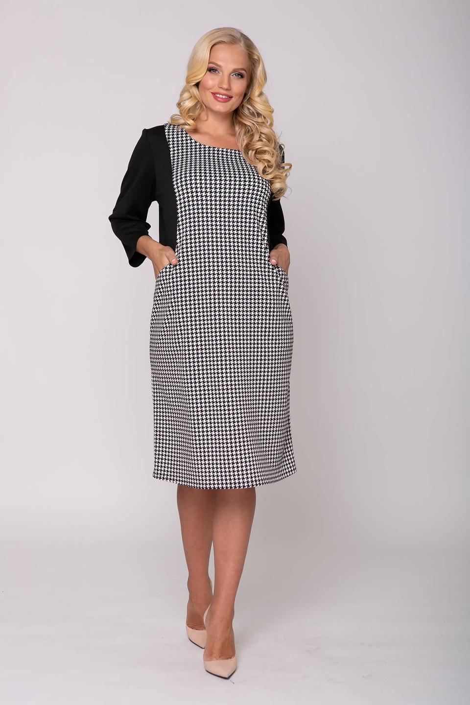 

Сукня з моделюючими вставками Tatiana САБІНА 7XL чорний