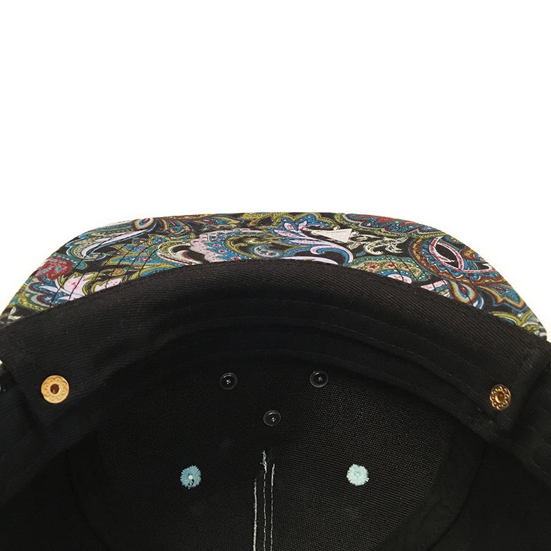 Heiteo Brim Changeable Snapback Flannel Paisley Teal