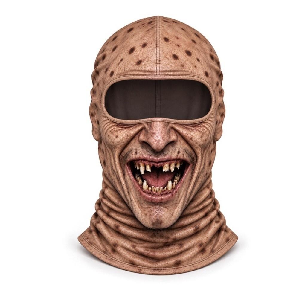 Windproof Balaclava Ski Mask 3D Printed Neck Gaiter Novelty Face Cover Skiing