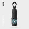 New 50% Off Six Bones Hand Open Vinyl Fabric Sunscreen Umbrella Love Handle Fashion Umbrella Climbing Flower Umbrella