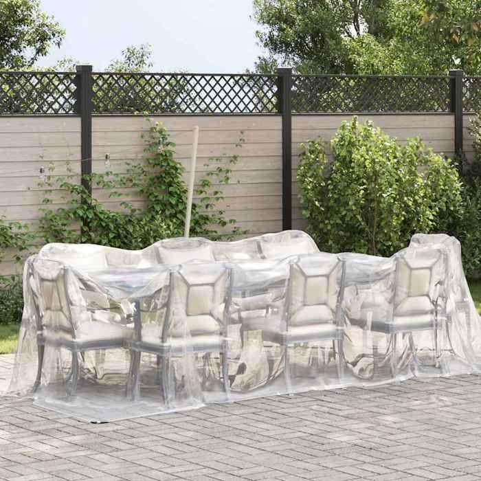 VidaXL Bâche transparente avec œillets 2x6 m polyéthylène, bâche claire 4018507