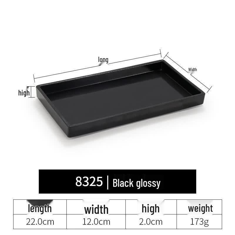 Multi-purpose Rectangular Plastic Serving Tray
