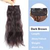 Synthetic Hair Curly hair 25cm/35cm Mini Hair Pad Hair Natural Black Brown Hair Extension Clips In Hairpiece For Women Hair Wig