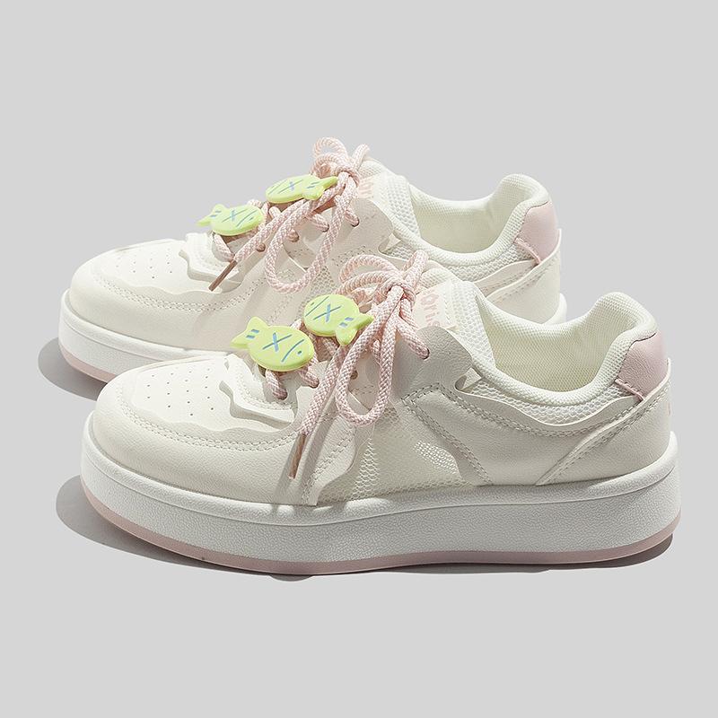 

Belle mesh breathable little white shoes season single shoes ins tide niche platform casual shoes 40