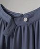 Obeodyupeulleeo Half Neck Shirring Dress_Vintage Blue