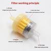 5 PCS Motorcycle Gasoline Fuel Filter with Built-in Magnet High Efficiency for ATV Dirt Bike Scooter Universal Use