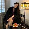 Winter Kunstpelzjacke Damen Kunstpelz Modisch Elegant Warm Langes Pelz Oberteil