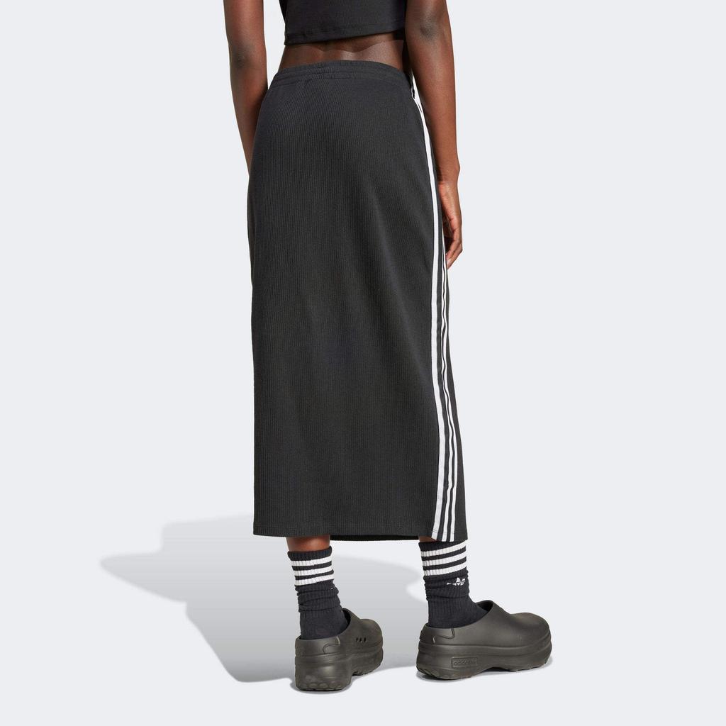 (WMNS) adidas Knit Skirt Asia Sizing 'Black' Women's IY7279