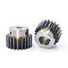 1 PZ 2M 12T-24T Pignone Cilindrico Foro 8/10/12/14/15/16/17/18/19/20/22/24mm Acciaio al Carbonio Pignone Motore con Gradino