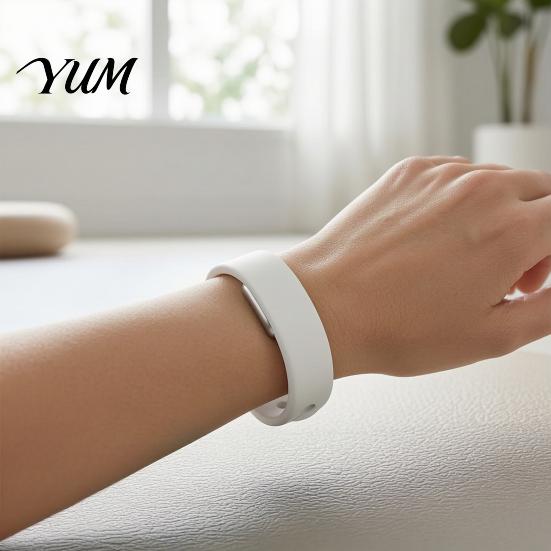 Adjustable Silicone Band for Sports Bands Hume 2.0, Breathable Replacement Strap Secure Fitness Tracker Home Use Tracker, Anti-Sweat Wristband