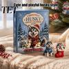 Acrylic Pendant Box Husky Christmas Advent Calendar 2026 with 24 Unique Pendants for Tree Decorations, Party Favor Cute Dog Themed Holiday Countdown