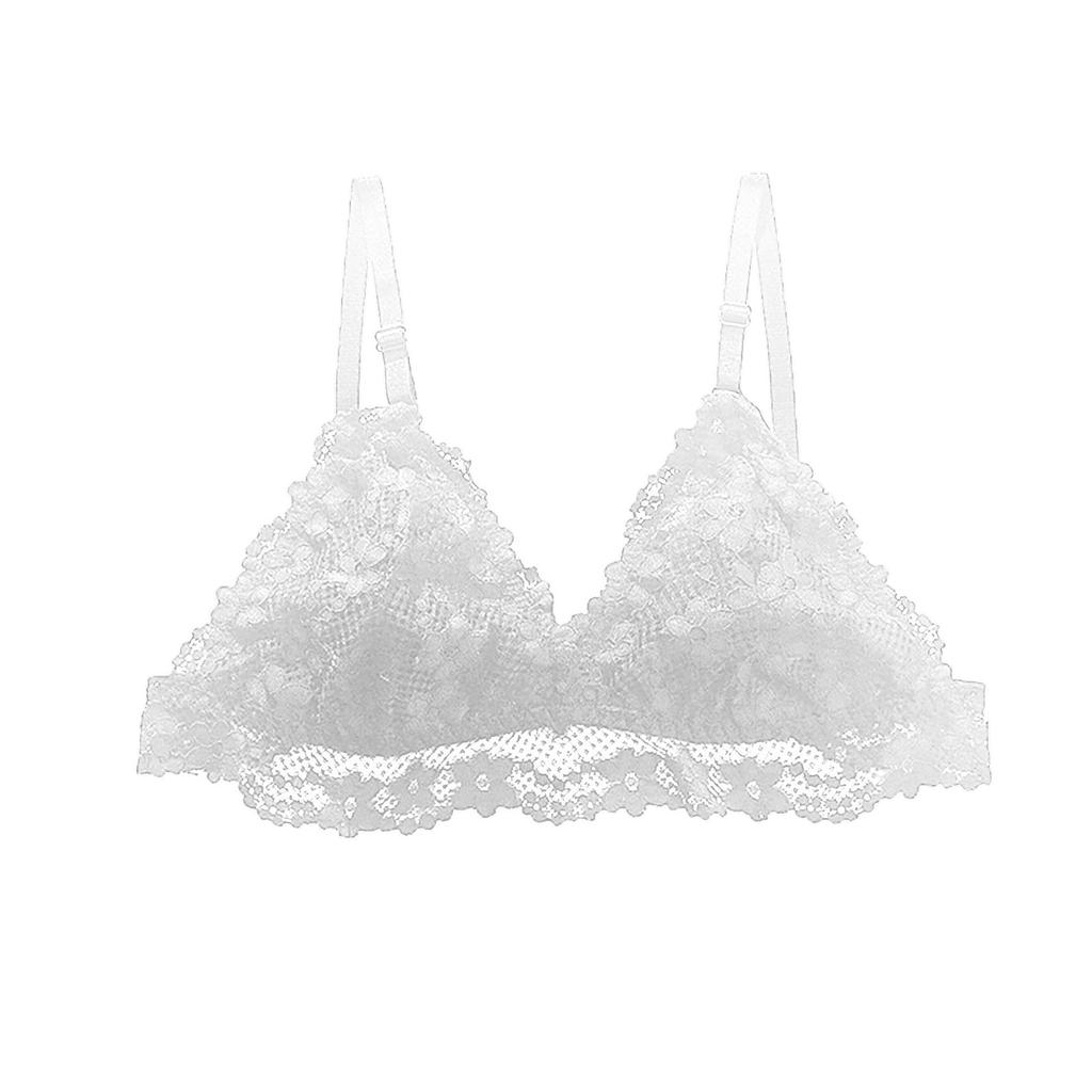 Women's Lace Princess Rimless The Shape Of The Bra Is Thin Lace Bra Underwear