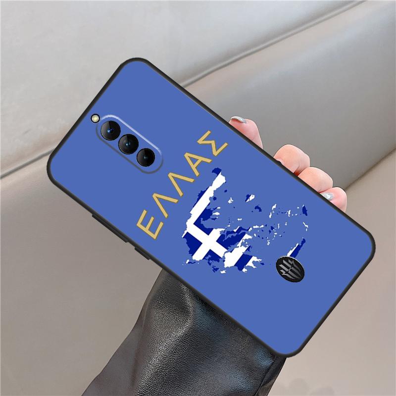 Greek Greece Flag Case For ZTE Nubia Red Magic 10S 6S 7S 8S 9S Pro For RedMagic 10 Air 8 9 10 11 Pro Plus Cover