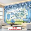 1Pcs Boy On His Way Creative Party Decoration Background Kids Backdrop Decorations For Photo Studio Photo Booth Party