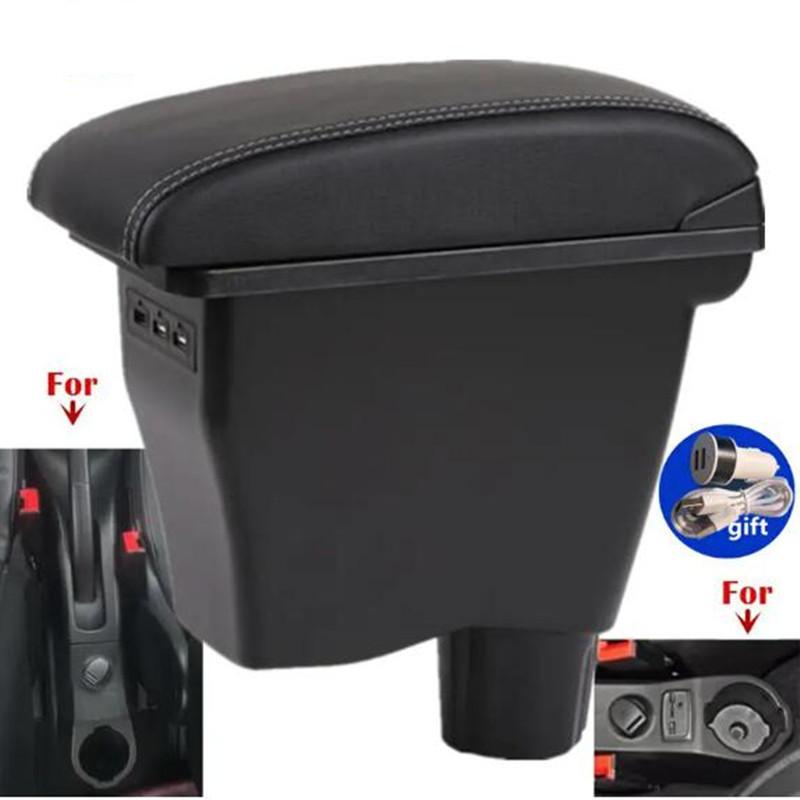For Smart Fortwo Armrest Box for Mercedes New Smart 453 Fortwo Forfour Car Armrest Storage Box 2015-2018 Retrofit Car Accessorie