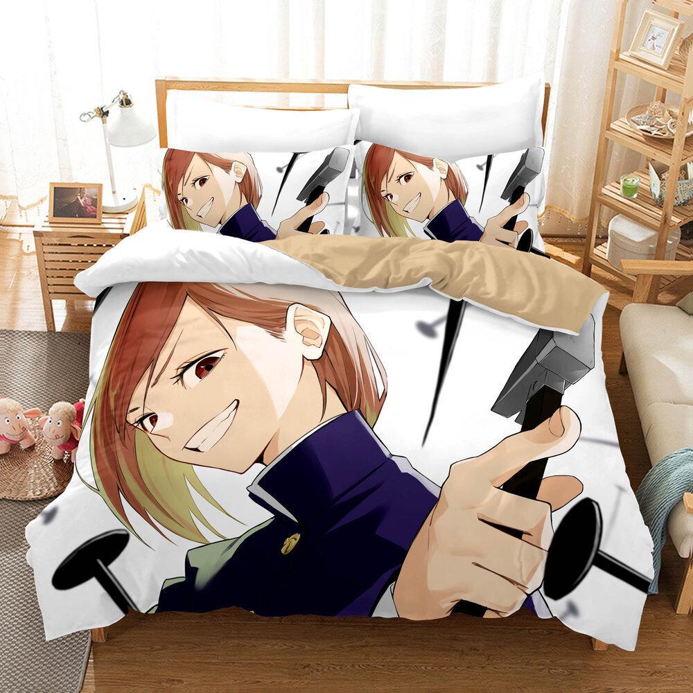 Movie Game Three-Piece Set Thickened Polished Quilt Cover Printing 3D Digital