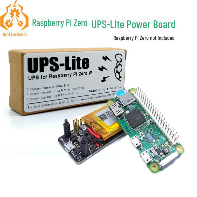 Raspberry Pi Zero UPS Lite: Mobile Power Supply with I2C MAX17040 Power Detection and Indicator