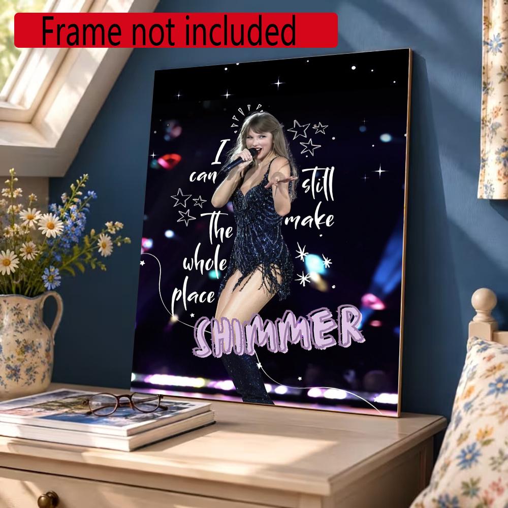 Taylor Swift 5D Diy Diamond Paintings Mosaic Wall Round Diamond Art Painting Kits Embroidery Crystal Accessories Frameless