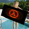 Game Half Life Microfiber Blanket Quick Drying Beach Towels Oversized Printing Super Absorbent Pool Towel Blanket
