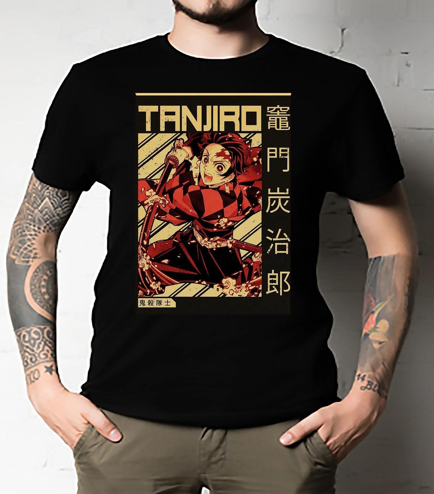 Men s and Women s T-shirts demon slayer kimetsu no yaiba anime kawaii L