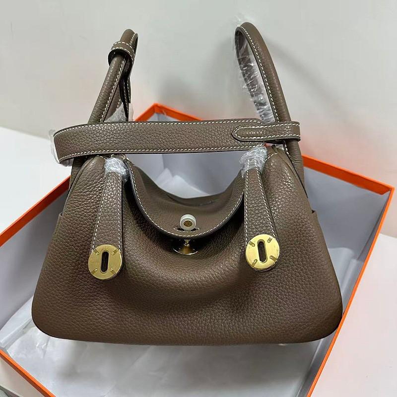 Semi-hand Wax Thread Bag TC Leather Doctor Womens Commuter Stainless Steel Hardware