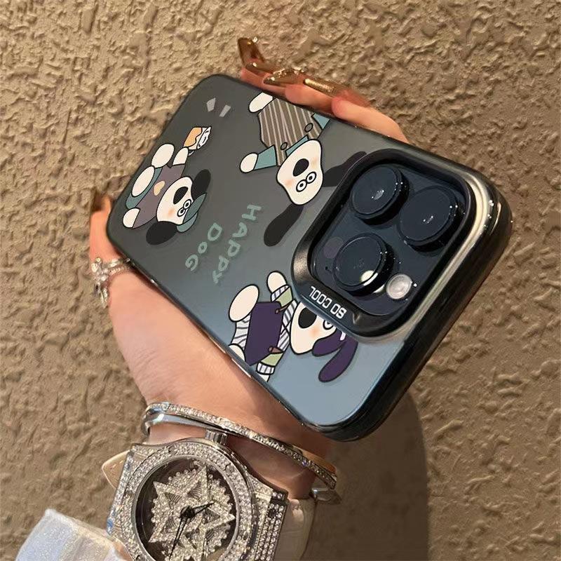 Master Puppy iPhone Case for iPhone 16, 14, Pro Max, Cartoon Style, 13 Matte, 15 Drop-Proof, 11 Trendy XR
