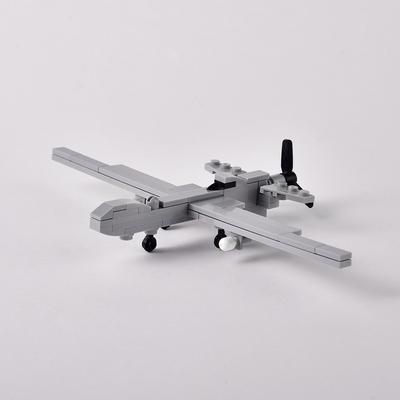Predator Drohne Baustein Militärisches Luftkampfflugzeug Zusammengebautes Spielzeug Kompatibles Set